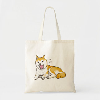 Puppylike Shiba Inu Dog Pixelart Tote Bag