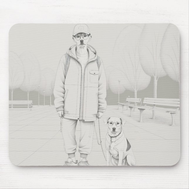 PuppyMan Mouse Pad (Front)