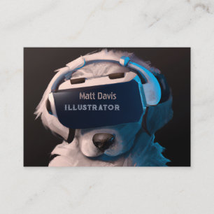Puppy's VR Odyssey: Exploring Bytes and Barks Business Card
