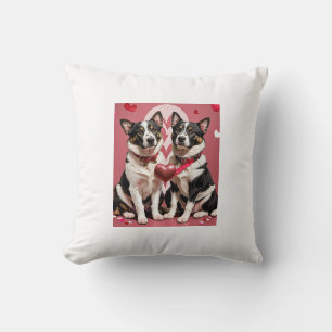 Pups et coussin d'amour