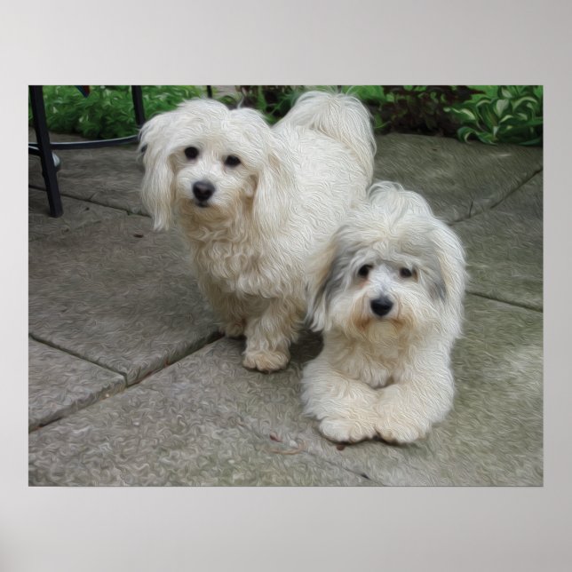 Pups in Oil Poster (Front)