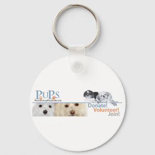 PUPs Logo Merchandise with Shih Tzu Keychain