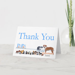 PUPsThank You Card