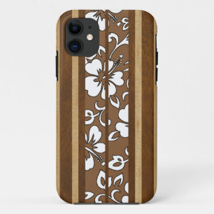 Pupukea Hibiscus Hawaiian Surfboard iPhone 5 Coque
