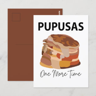 Pupusas El Salvadorian Salvador Bread Pupusas Postcard