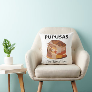Pupusas El Salvadorian Salvador Bread Pupusas Throw Pillow