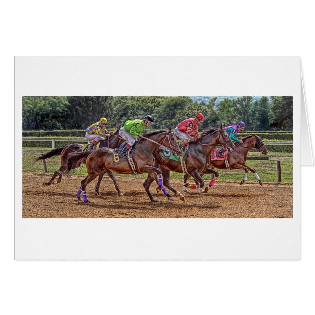 Pur sangs, course comme la carte de vent (Devant horizontal)