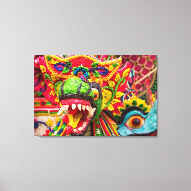 Pura Penataran Sasih in Bali Canvas Print (Front)