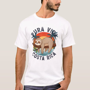 Pura Vida Beach Costa Rica Tropical Sunset Nature  T-Shirt