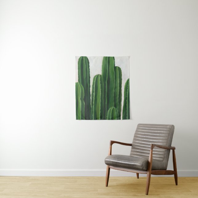 Pura Vida - Cacti Group Tapestry (In Situ)