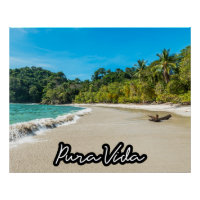 Pura Vida Costa Rica Beach Photography Art
