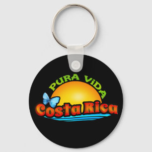 Pura Vida Costa Rica Keychain
