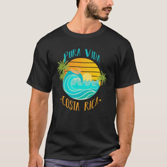 Pura Vida Costa Rica T-Shirt (Front)