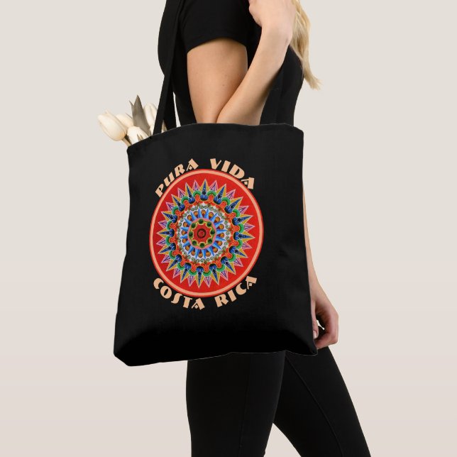 Pura Vida Costa Rica Tote Bag (Close Up)