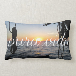 Pura Vida ! Coussin de coucher du soleil de Rican
