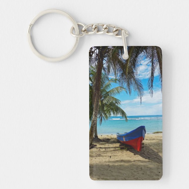 Pura Vida in Costa Rica - Central America Keychain (Front)