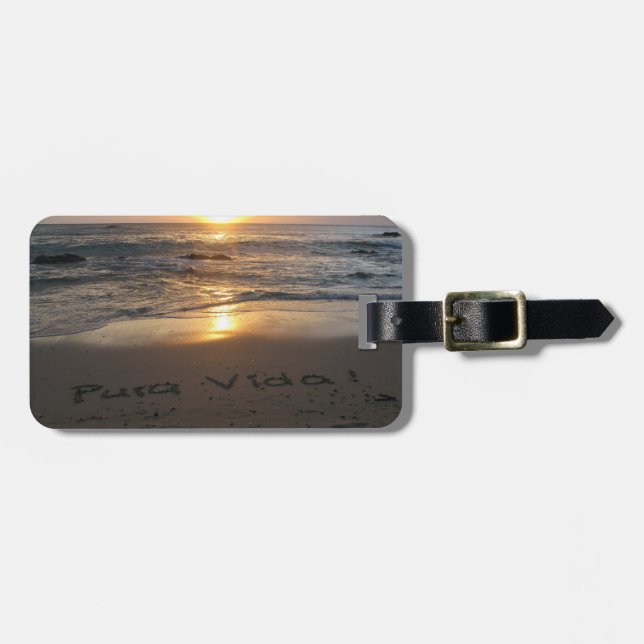 Pura Vida! Luggage Tag (Front Horizontal)