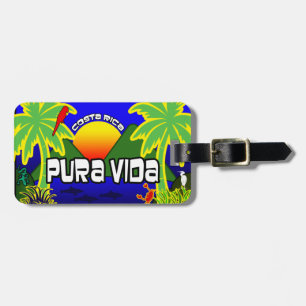 Pura Vida Personalized Luggage Tag