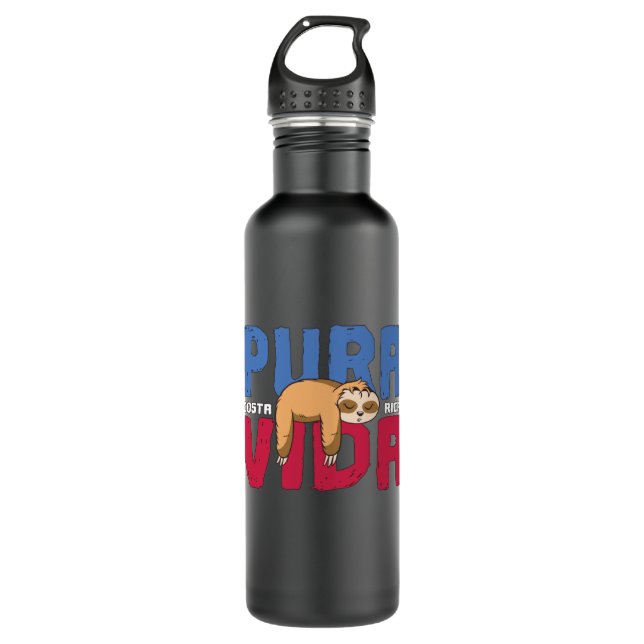Pura Vida Sloth 710 Ml Water Bottle (Front)