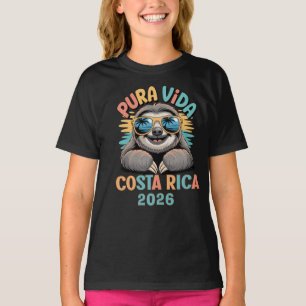 Pura Vida Sloth Lovers Costa Rica Relaxed  T-Shirt