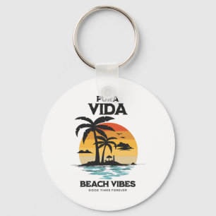 Pura Vida Surfing, Costa Rica, Surfing Pura Vida Keychain
