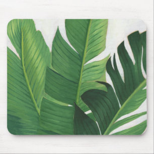 Pura Vida - Tropical Leaves Mouse Pad