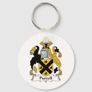 Purcell Family Crest Keychain