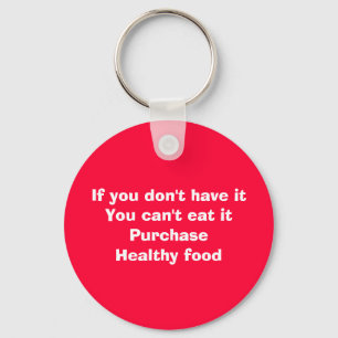 Purchase healthy food keychain