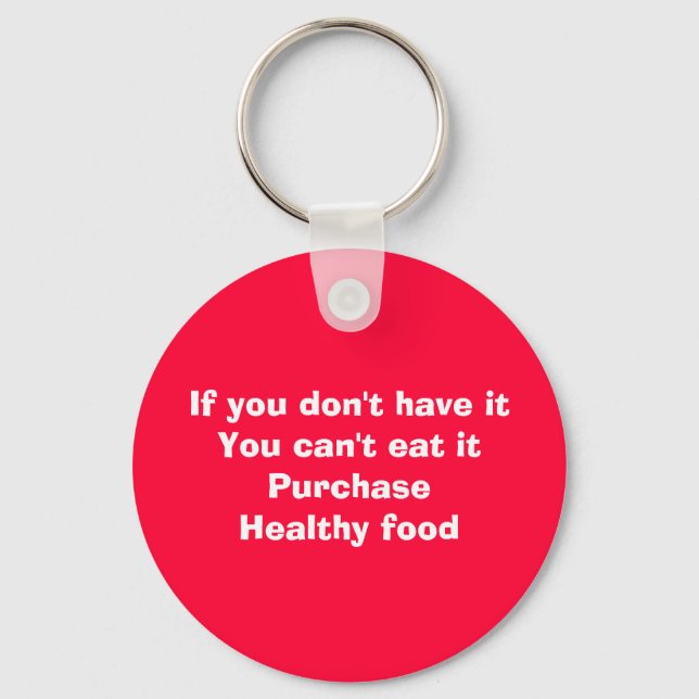 Purchase healthy food keychain (Front)