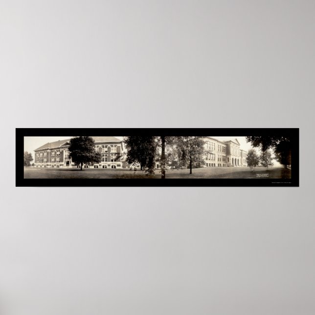 Purdue South Campus Photo 1913 Poster (Front)