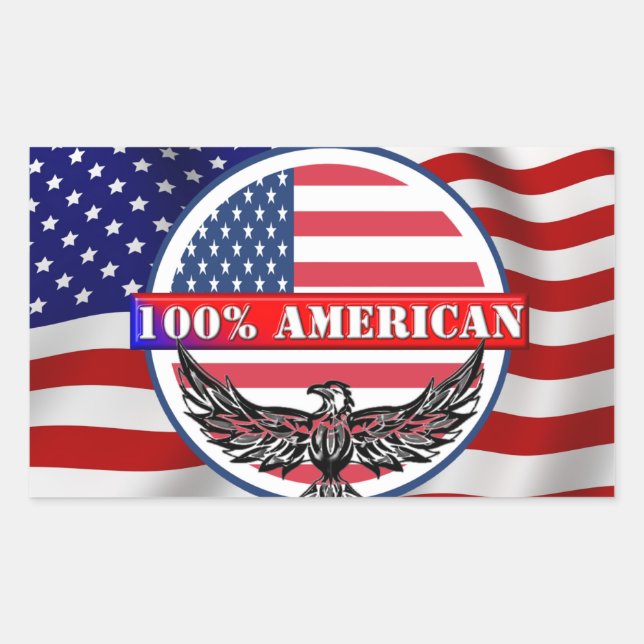 Pure American Sticker (Front)