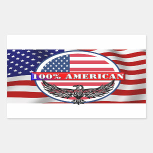Pure American Sticker