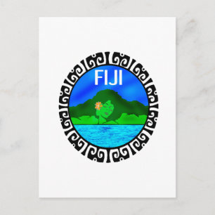 PURE AND FIJI POSTCARD