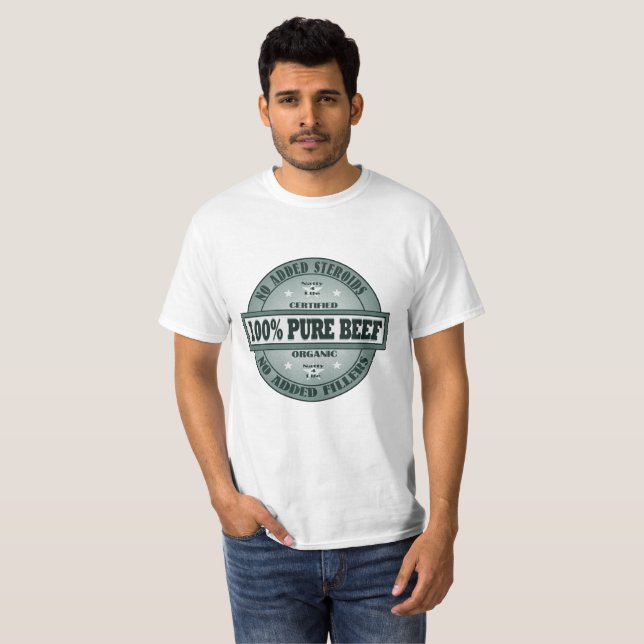 Pure Beef All Natural T-Shirt (Front Full)
