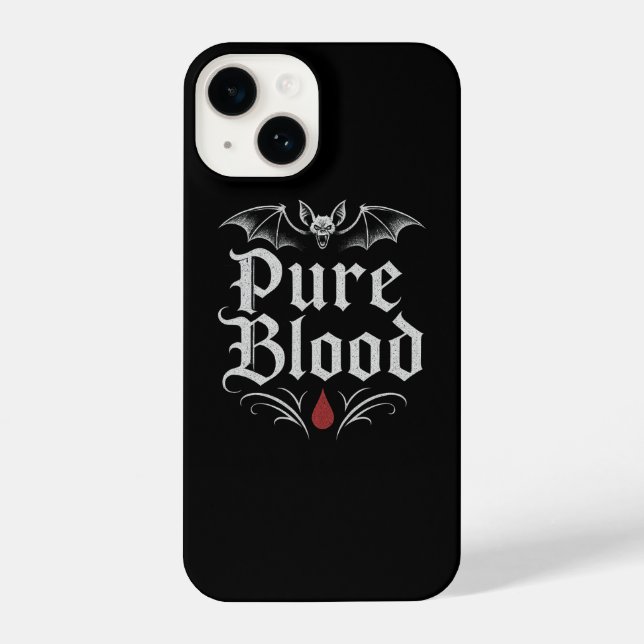 Pure Blood Gothic Phone Case – Dark Alternative (Back)