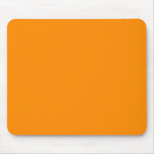 Pure Bright Orange Customized Template Blank Mouse Pad
