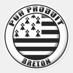 Pure Brittany produces Classic Round Sticker