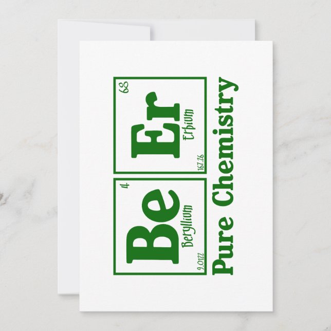 Pure Chemistry 2 Invitation (Front)