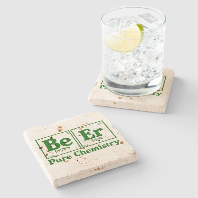 Pure Chemistry 2 Stone Coaster (Side)