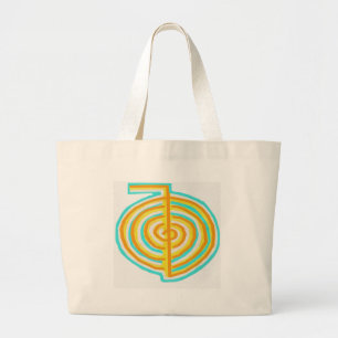 Pure CHO KU RAI - Reiki Large Tote Bag