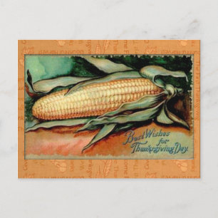 Pure Corn:  Vintage Thanksgiving Greeting Card