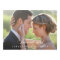 Pure Elegance Wedding Photo Thank You Card