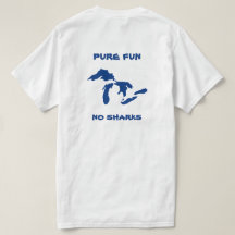 Pure Fun, No Sharks. White