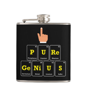 Pure Genius Hip Flask
