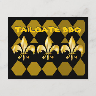 Pure Gold Fleur de Lis Invitation