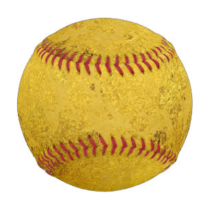 PURE GOLD LEAF Pattern + your text / photo Baseball