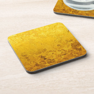 PURE GOLD pattern / gold leaf Coaster