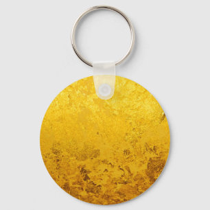 PURE GOLD pattern / gold leaf Keychain