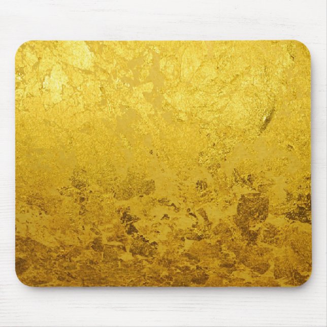 PURE GOLD pattern / gold leaf Mouse Pad (Front)