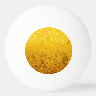 PURE GOLD pattern / gold leaf Ping Pong Ball